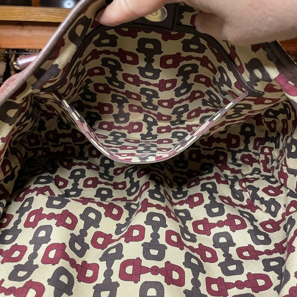 Gucci Joy brown leather GG Supreme tote - Picture 10 of 11